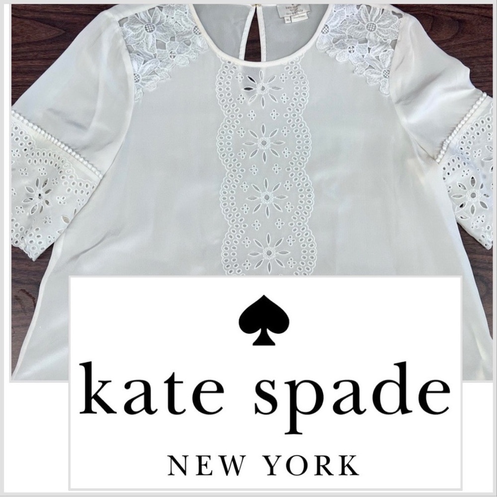 Kate Spade 100%Silk Top